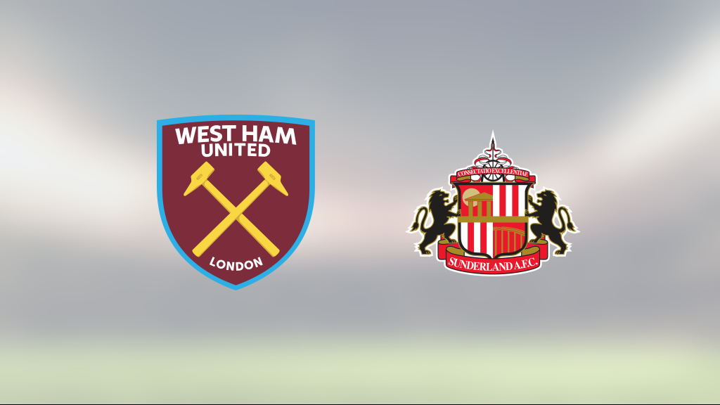 West Ham vann trots bra andra halvlek av Sunderland