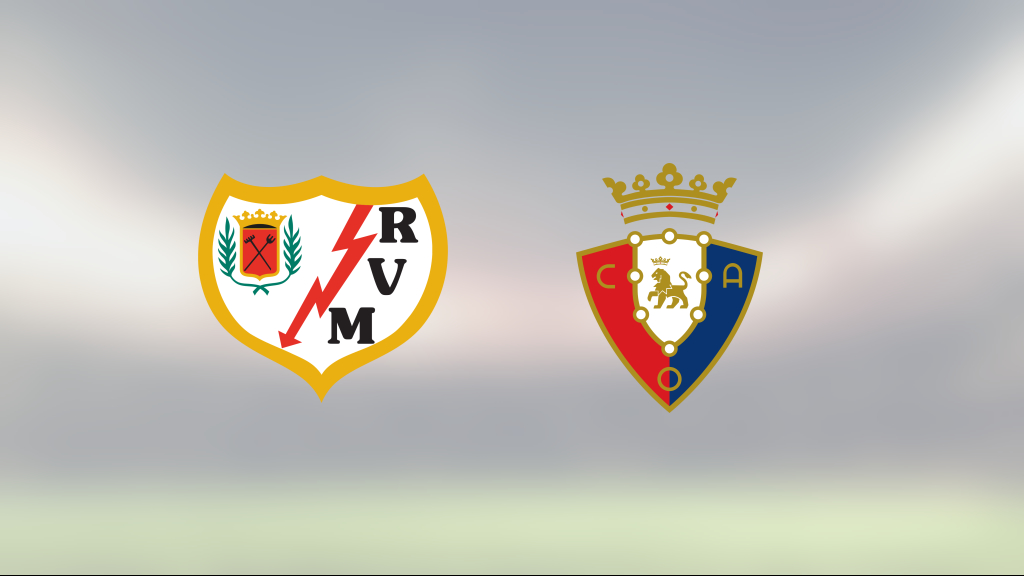 Osasuna vann med 3–1 borta mot Rayo Vallecano