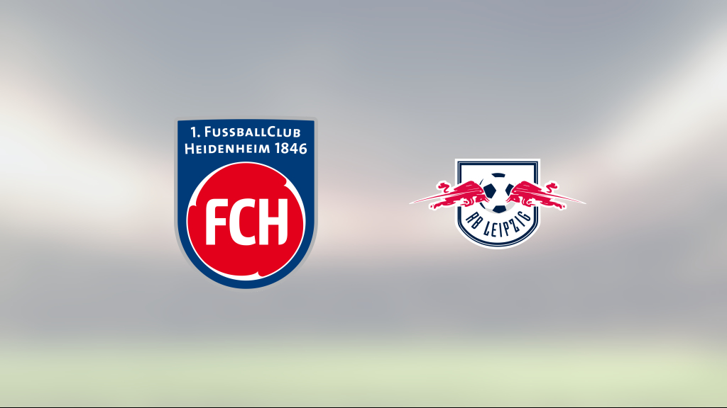 Red Bull Leipzig vann mot Heidenheim på Voith-Arena