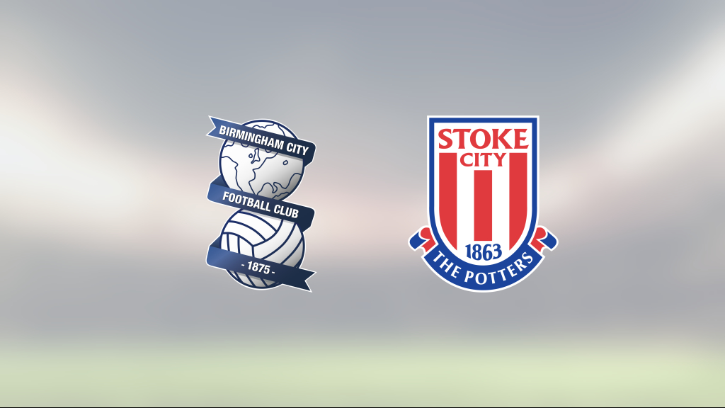 Stoke City lyfte sig i andra och fixade kryss borta mot Birmingham