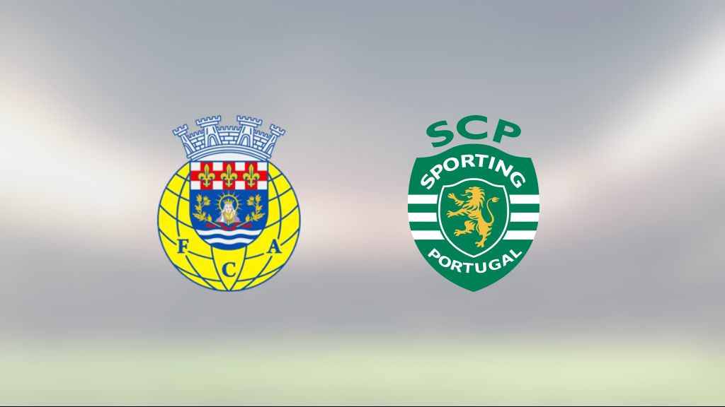 Sporting Lissabon besegrade Arouca med knapp marginal