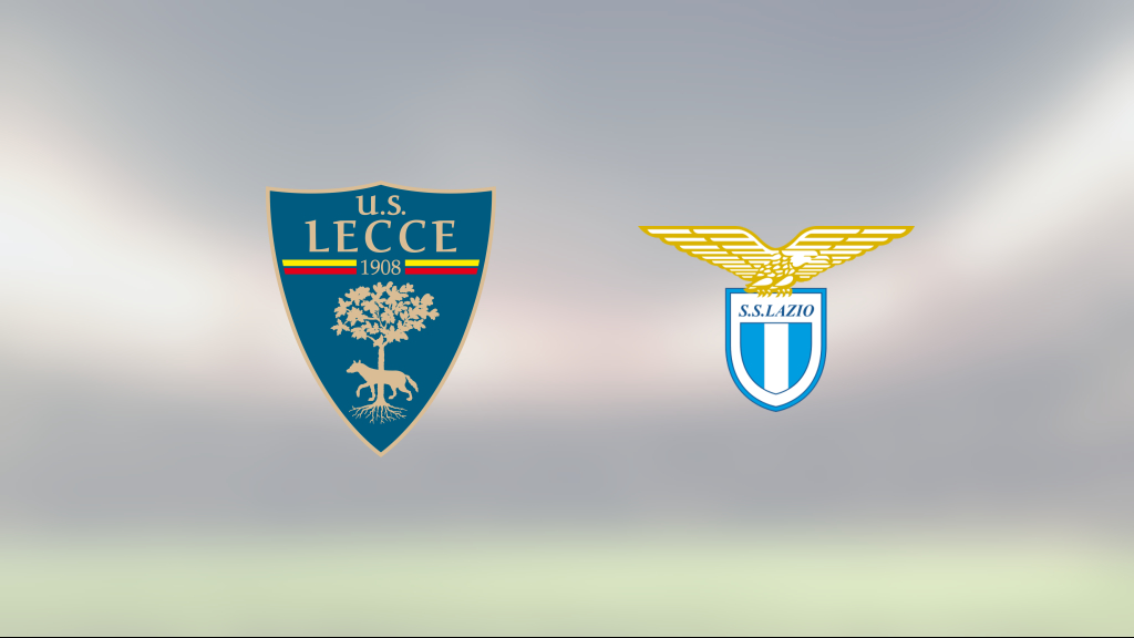 Efterlängtad poäng för Lecce – bröt förlustsviten mot Lazio