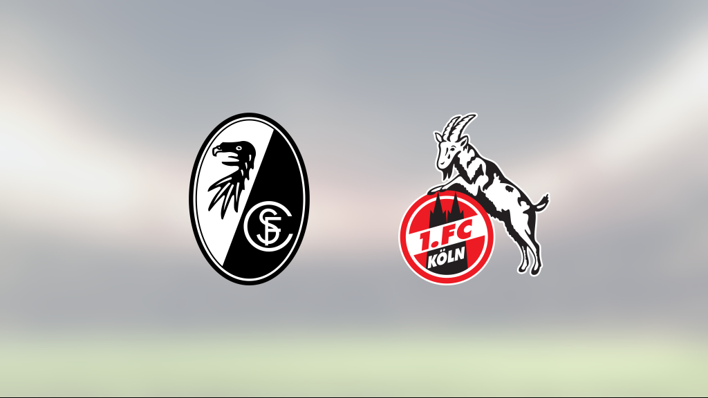 Freiburg avgjorde i första halvlek mot Köln
