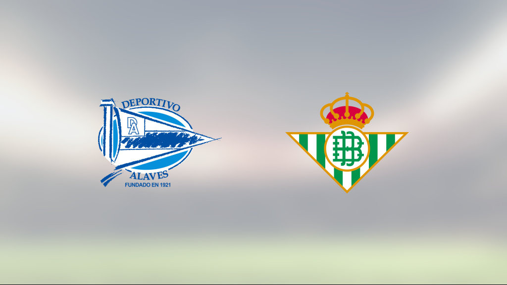 Alaves är äntligen segrare igen efter vinst mot Real Betis