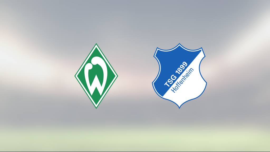 Werder Bremen föll mot Hoffenheim med 0–2