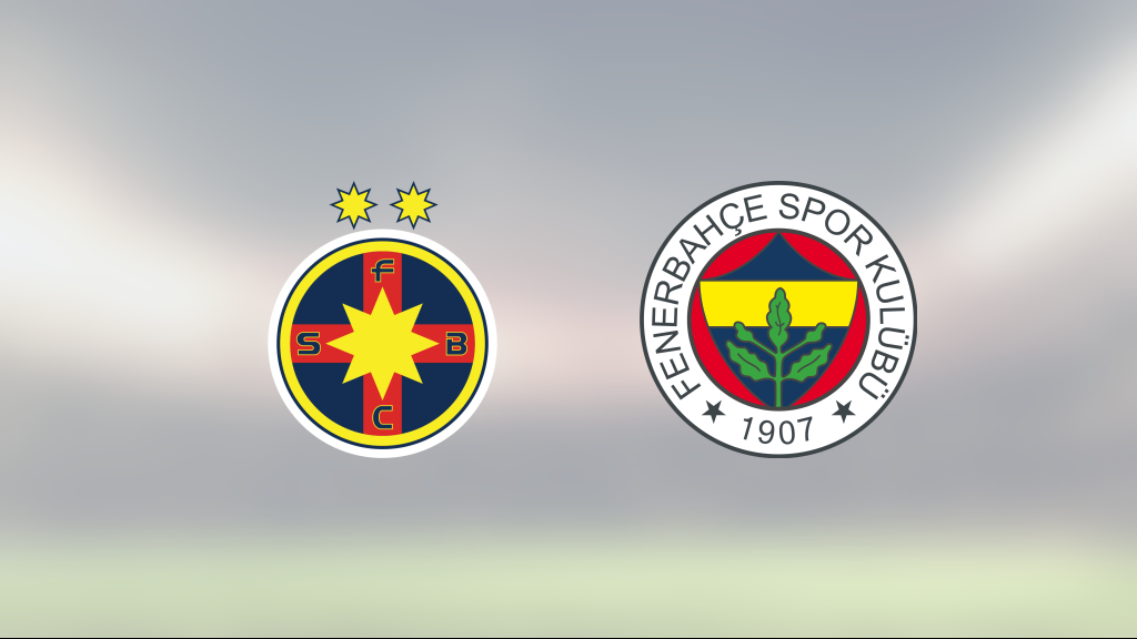 Fenerbahce kvalklart efter oavgjort mot FCSB