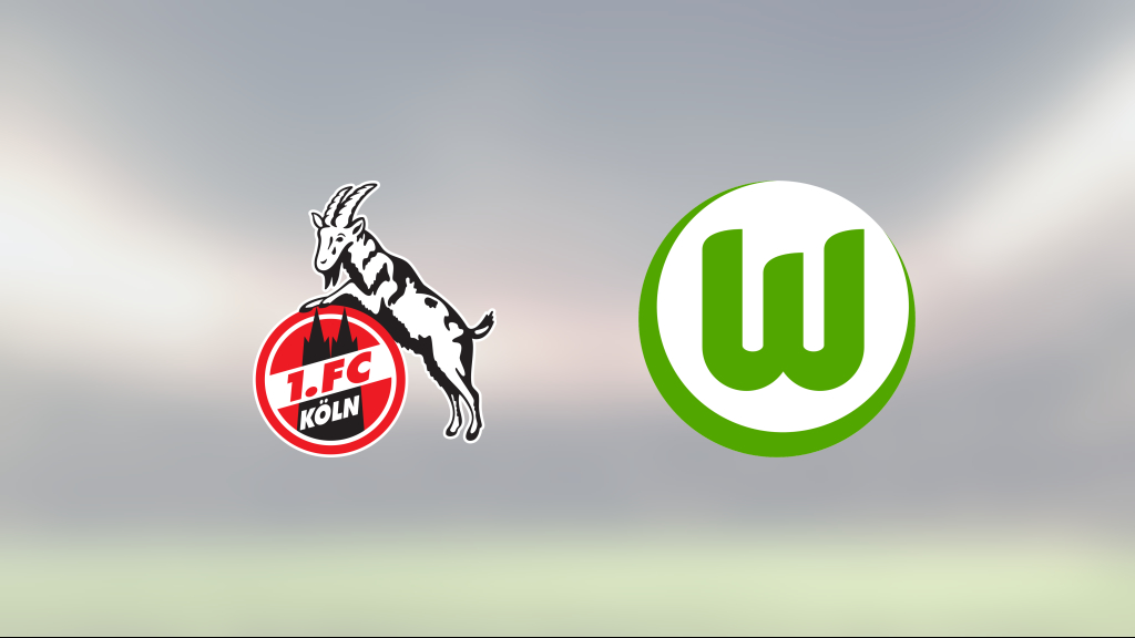 Förlust för Wolfsburg mot Köln på bortaplan