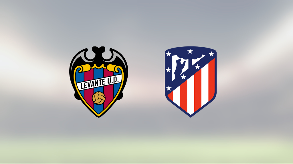 Mållöst när Levante tog emot Atletico Madrid