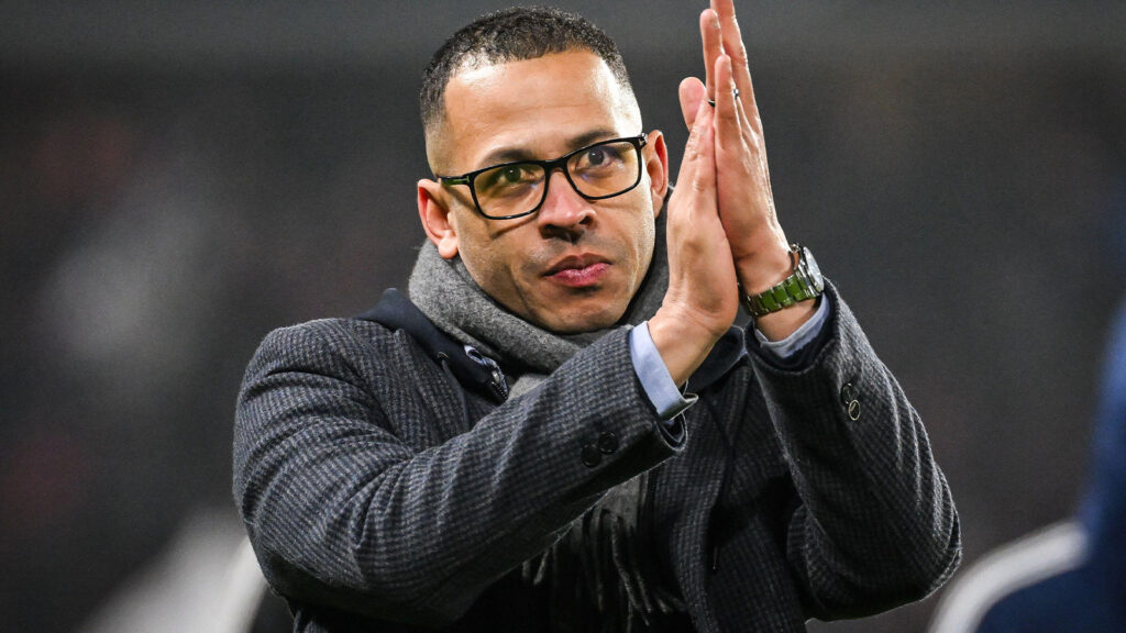 Rennes, Frankrike. 2 feb, 2025. Liam ROSENIOR från Strasbourg under Ligue 1-matchen i det franska mästerskapet mellan Stade Rennais FC och RC Strasbourg den 2 februari 2025 på Roazhon Park i Rennes, Frankrike.