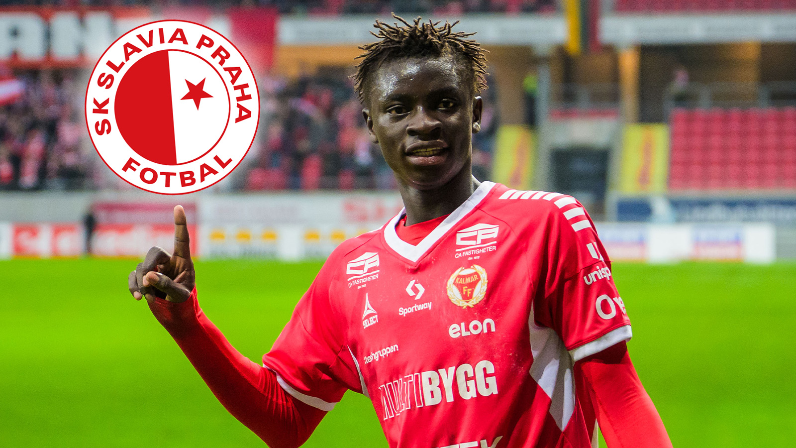 Officiellt: Kalmar FF säljer Sosseh till Slavia Prag