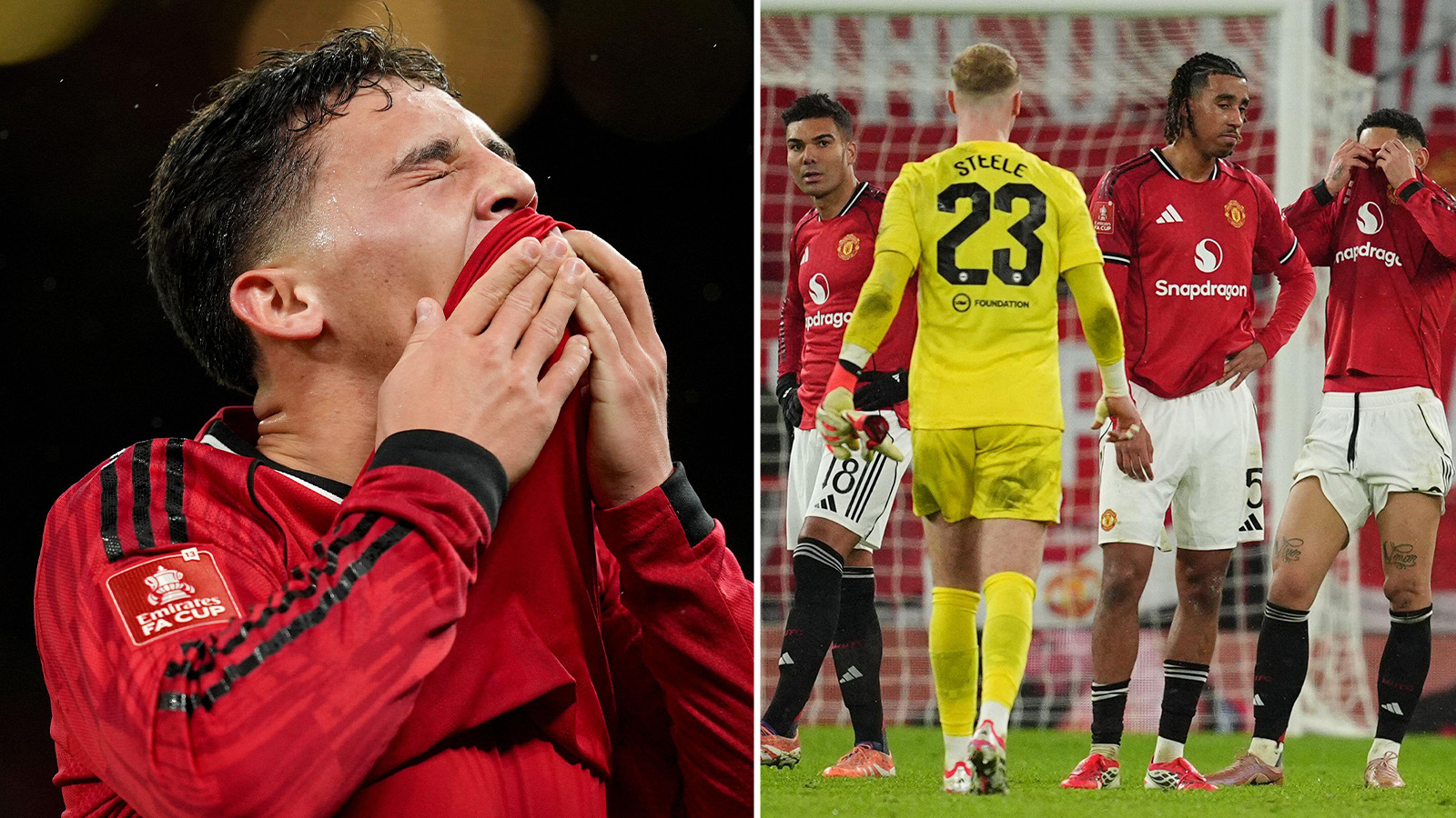 United utslaget ur FA-cupen – föll mot Brighton