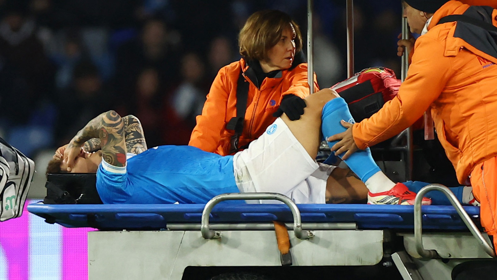 Di Lorenzo missar flera veckor – knäskada stoppar kaptenen