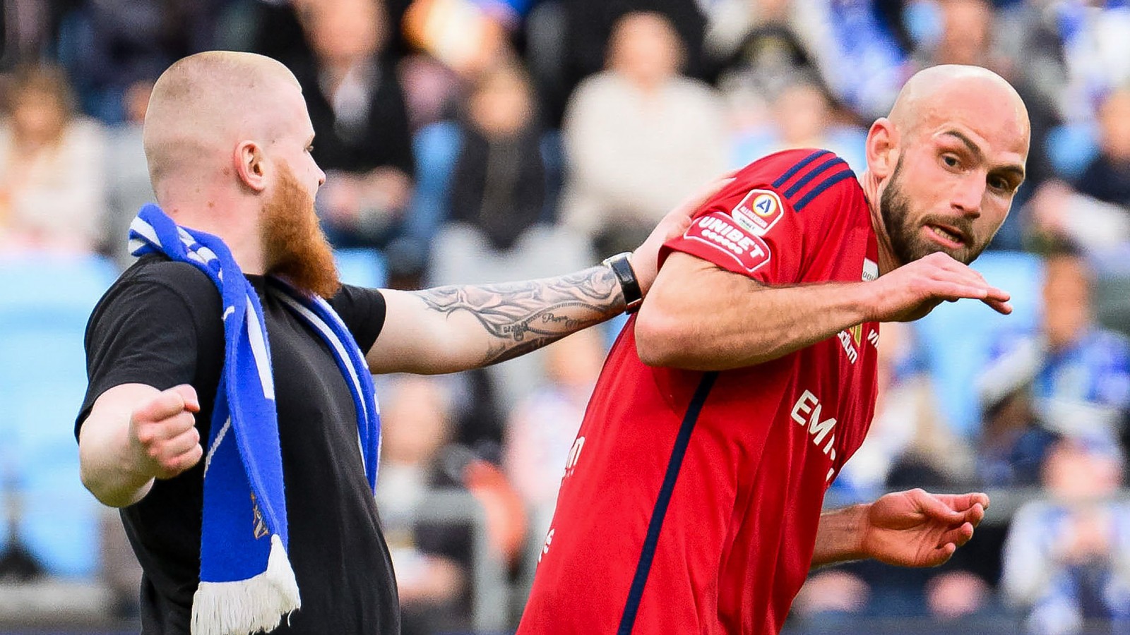 JUST NU: Planstormande supportern döms efter skandalscenerna