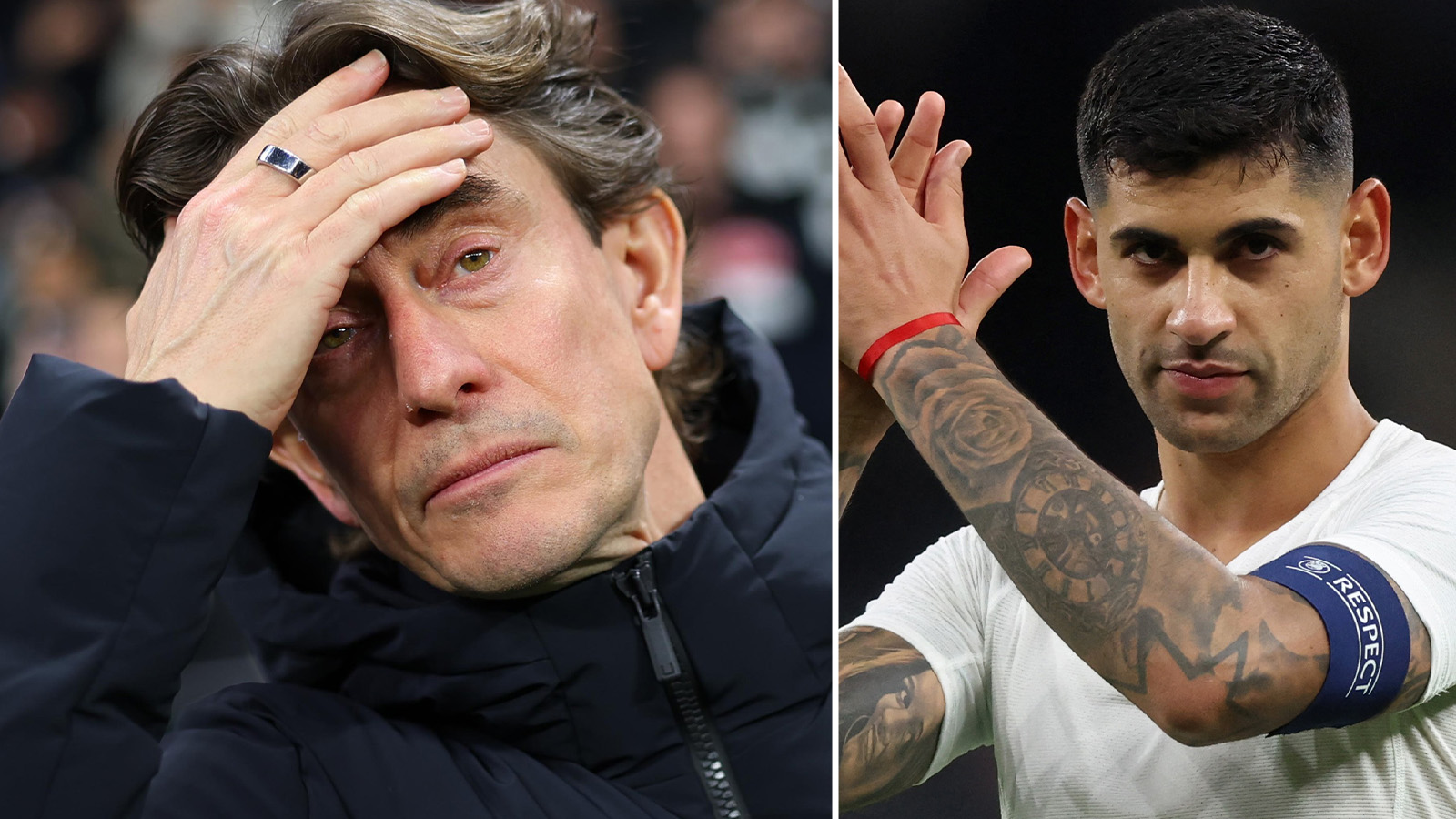 Spurs-tränaren efter Romeros utvisning: ”Han var ledsen”