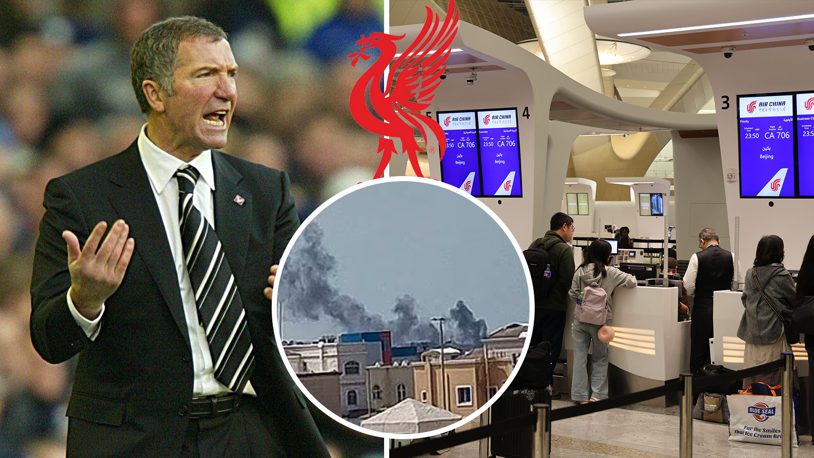 Liverpool-ikonen fast i Abu Dhabi: ”Vi hör höga smällar”