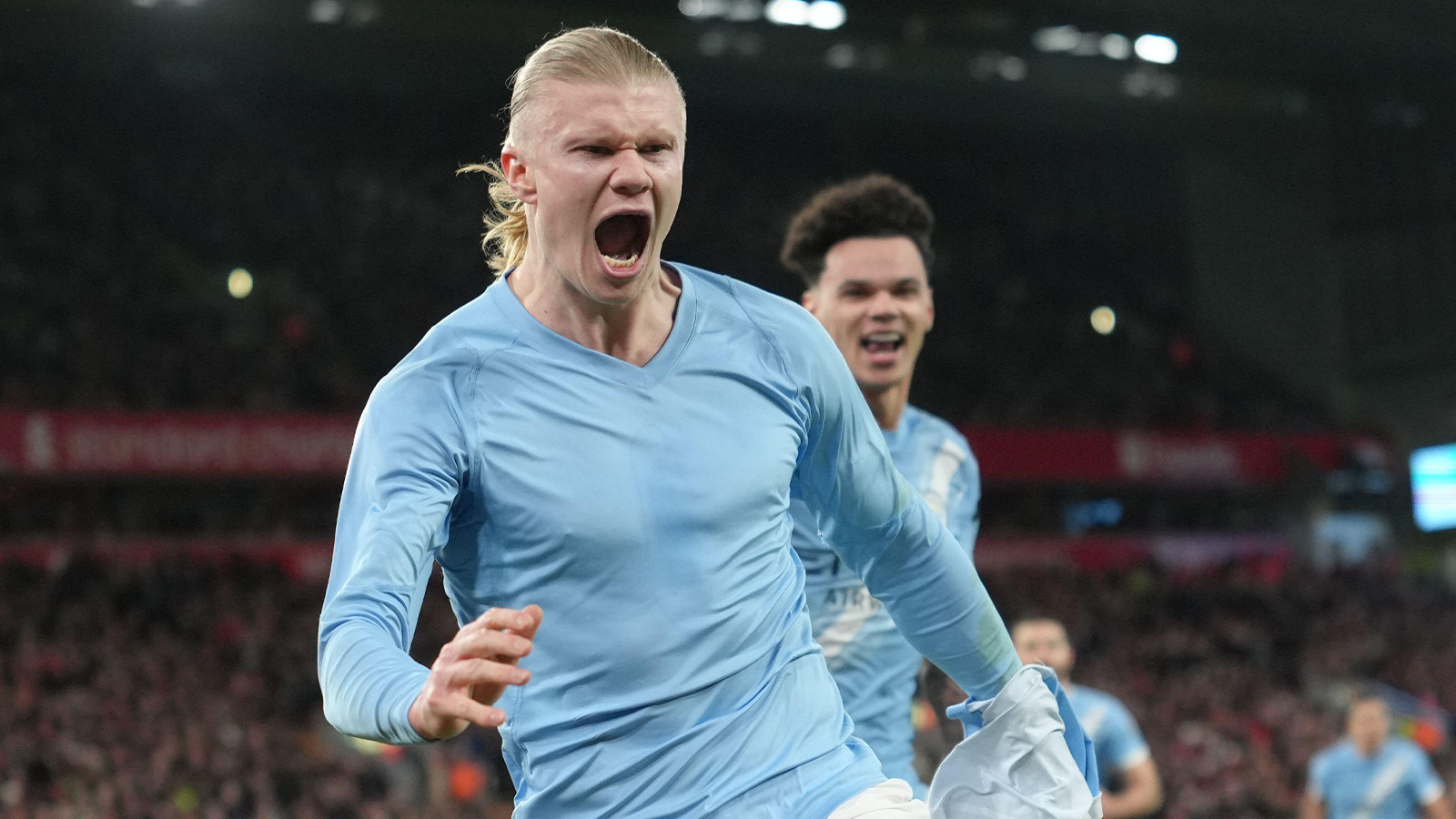 JUST NU: Haaland hjälte när City vände och vann på Anfield