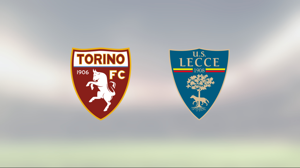 Torino bröt tunga sviten – 1–0 mot Lecce