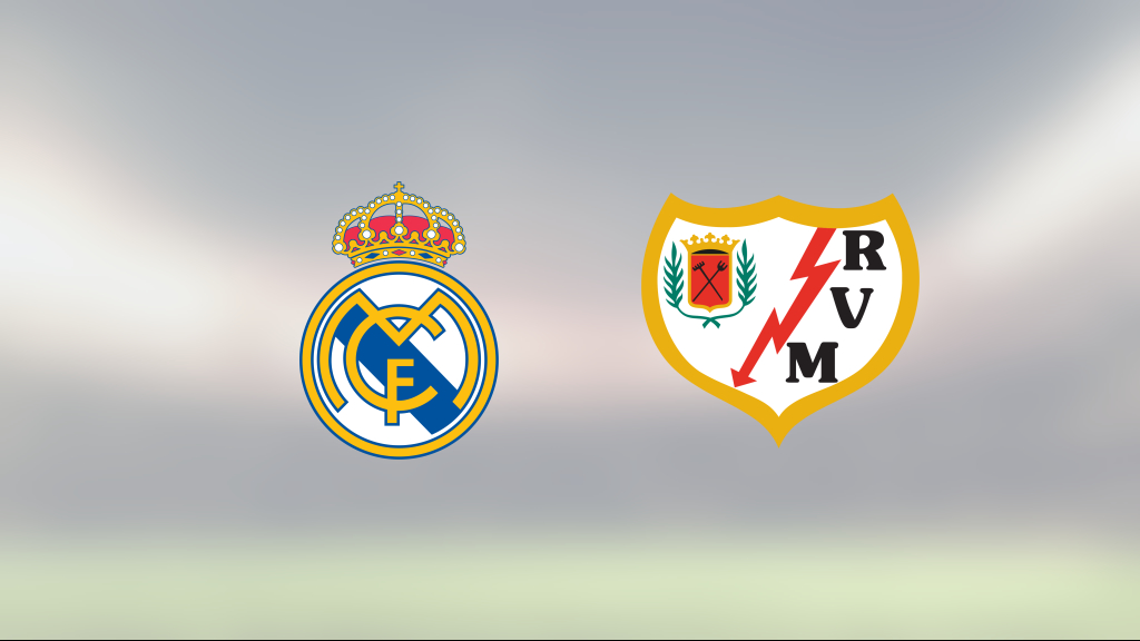 Real Madrid vann på nytt – 2–1 mot Rayo Vallecano