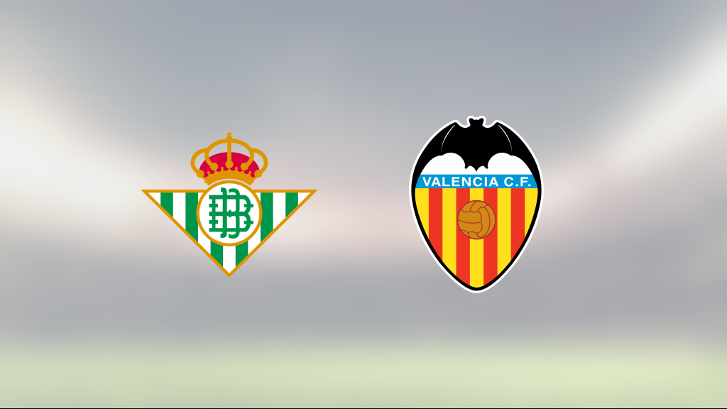 Avila och Fornals avgjorde när Real Betis slog Valencia