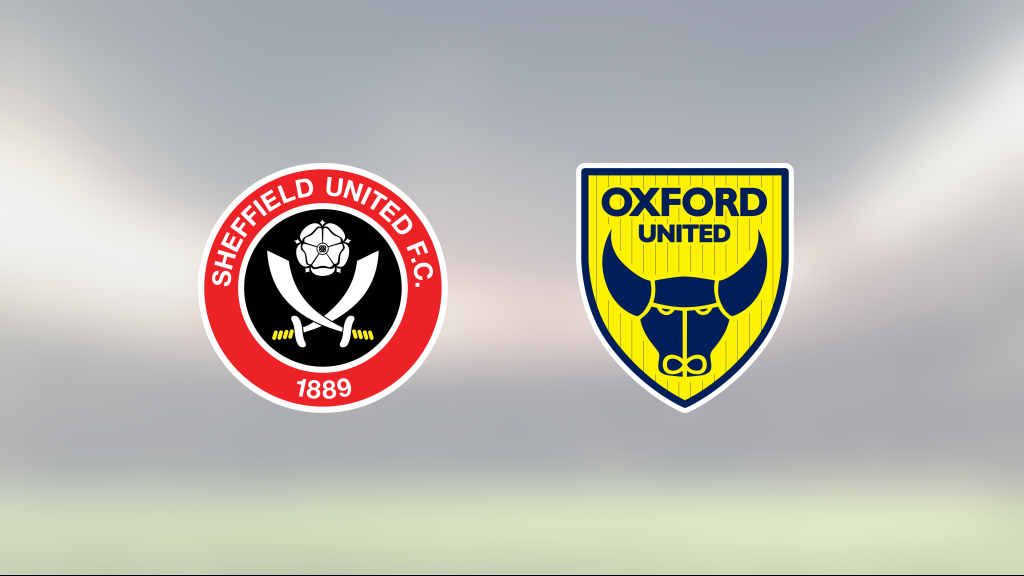 Sheffield United vann på hemmaplan mot Oxford United