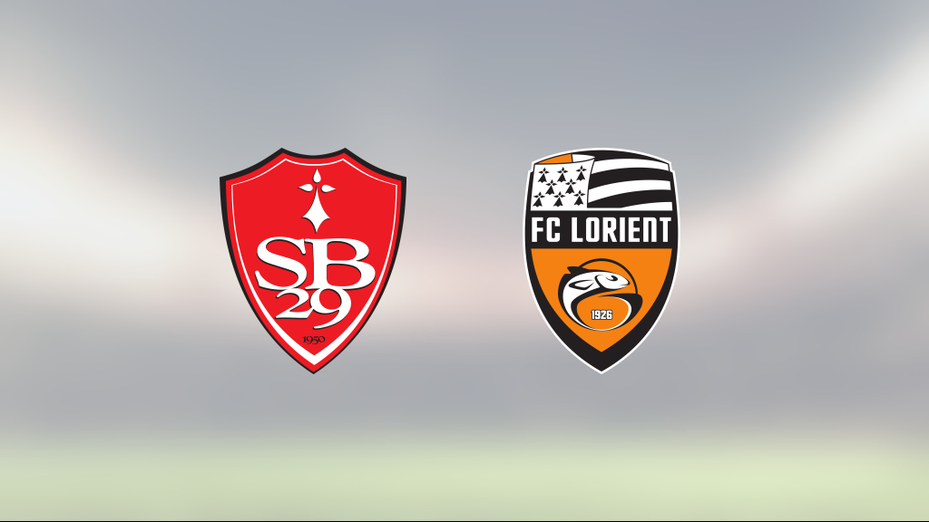 Brest avgjorde mot Lorient efter paus
