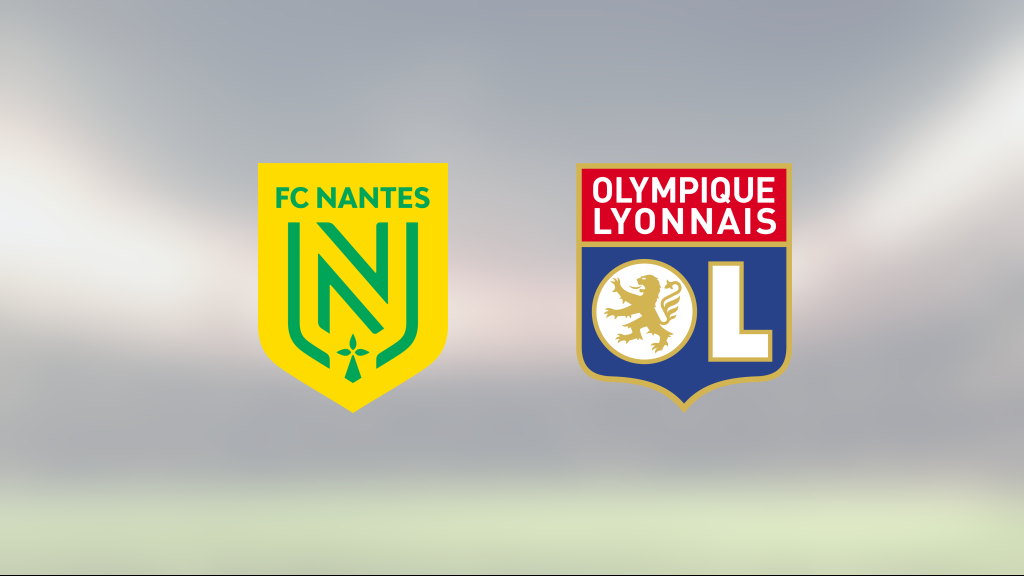 Fjärde raka förlusten för Nantes – föll mot starka Lyon