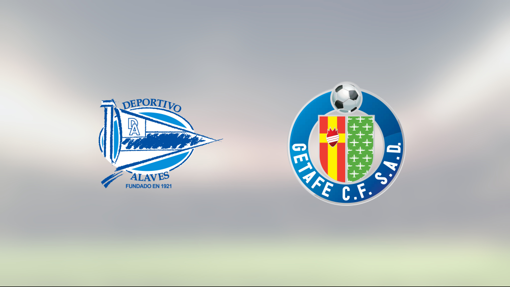 Getafe äntligen vinnare igen efter seger mot Alaves