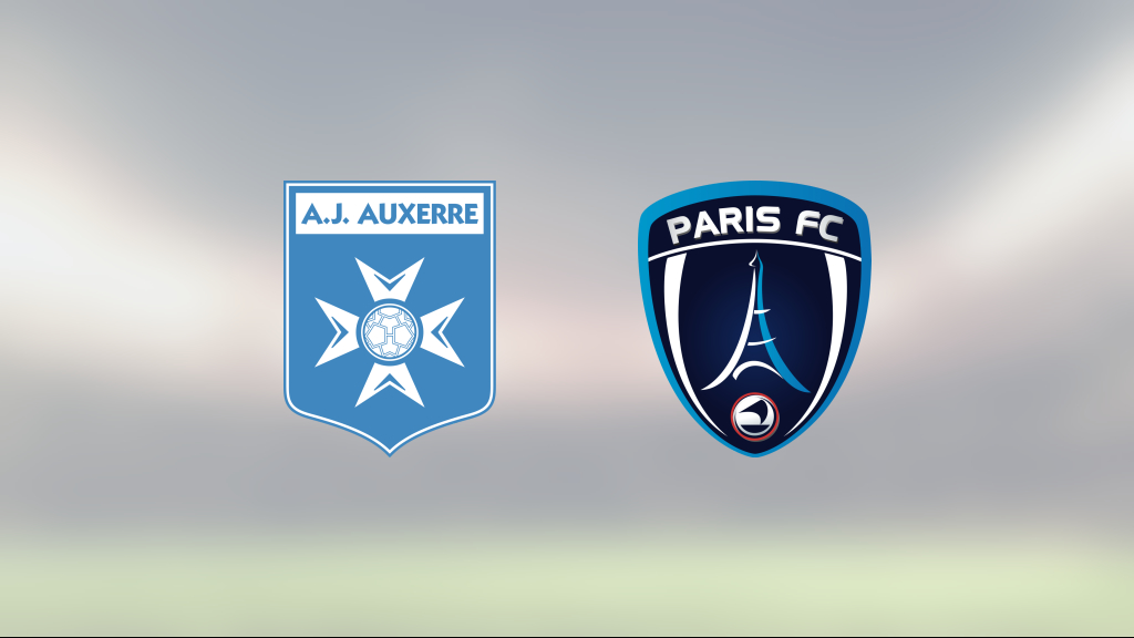 Delad pott när Paris FC gästade Auxerre