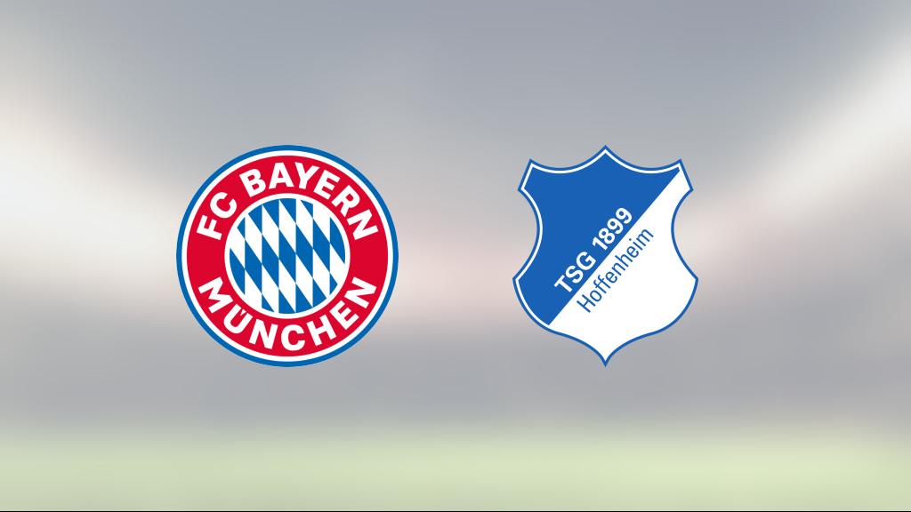 Bayern München vann toppmötet mot Hoffenheim med 5–1