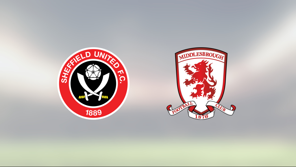 Middlesbrough toppar tabellen efter seger mot Sheffield United