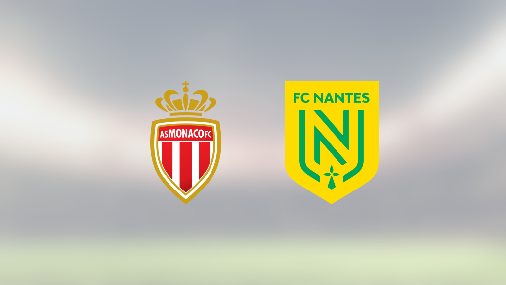 Monaco vann mot Nantes efter Simon Adingras två mål