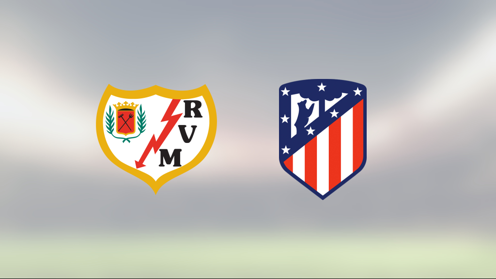 Rayo Vallecano tog hemmaseger mot Atletico Madrid