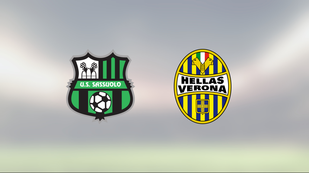 Förlust mot Sassuolo för Verona