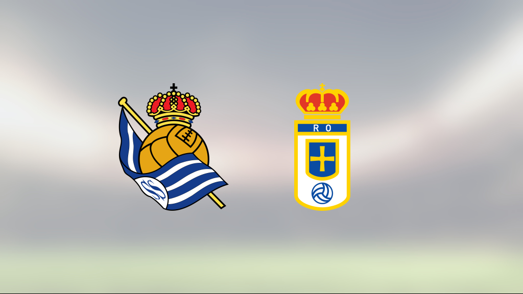 Kvittering på övertid av Bailly när Real Oviedo räddade poäng mot Real Sociedad