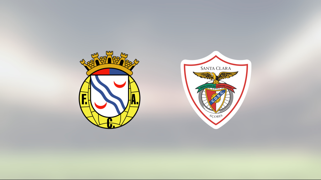 Santa Clara bröt tuffa sviten – 1–1 mot Alverca