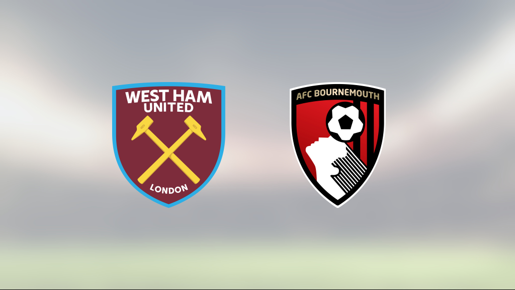 West Ham och Bournemouth kryssade i mållös match