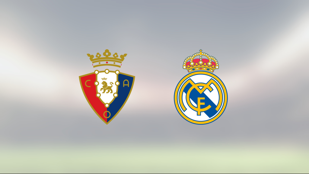 Efter åtta raka segrar i La Liga tog vinstsviten slut för Real Madrid