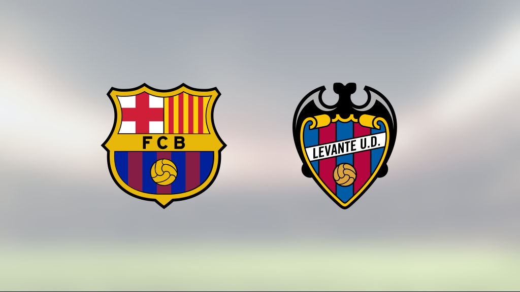 Barcelonas fina svit fortsätter mot Levante