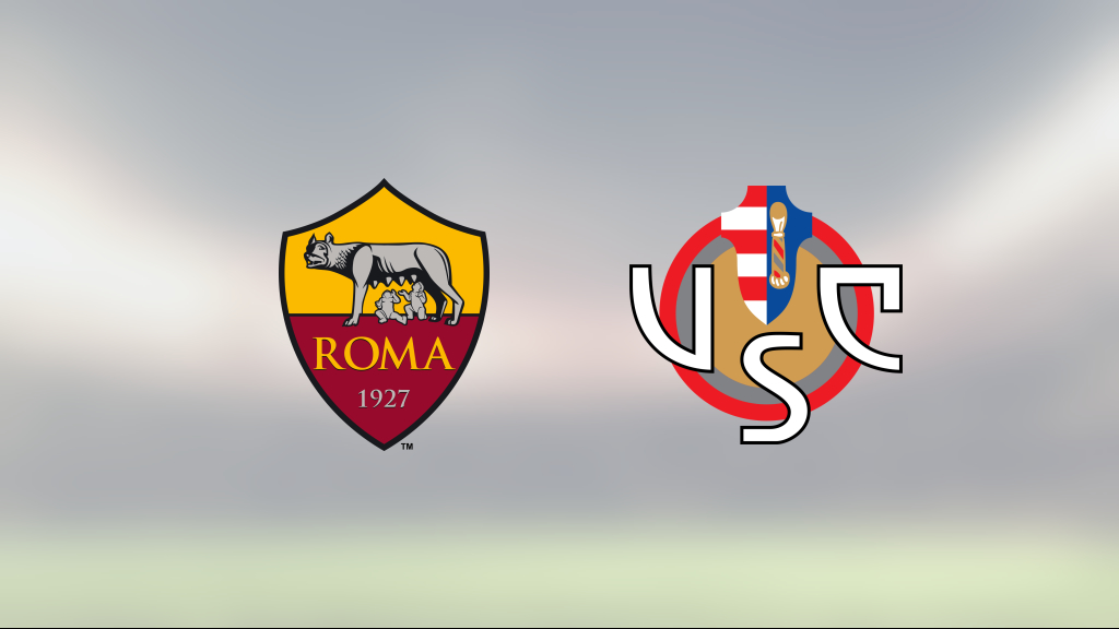 Roma vann mot Cremonese på Stadio Olimpico, Rome
