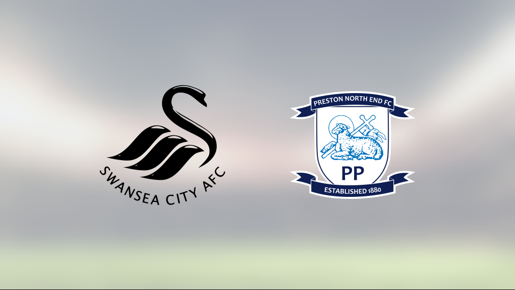 Kvittering på övertid för Swansea City mot Preston North End efter Cullens mål