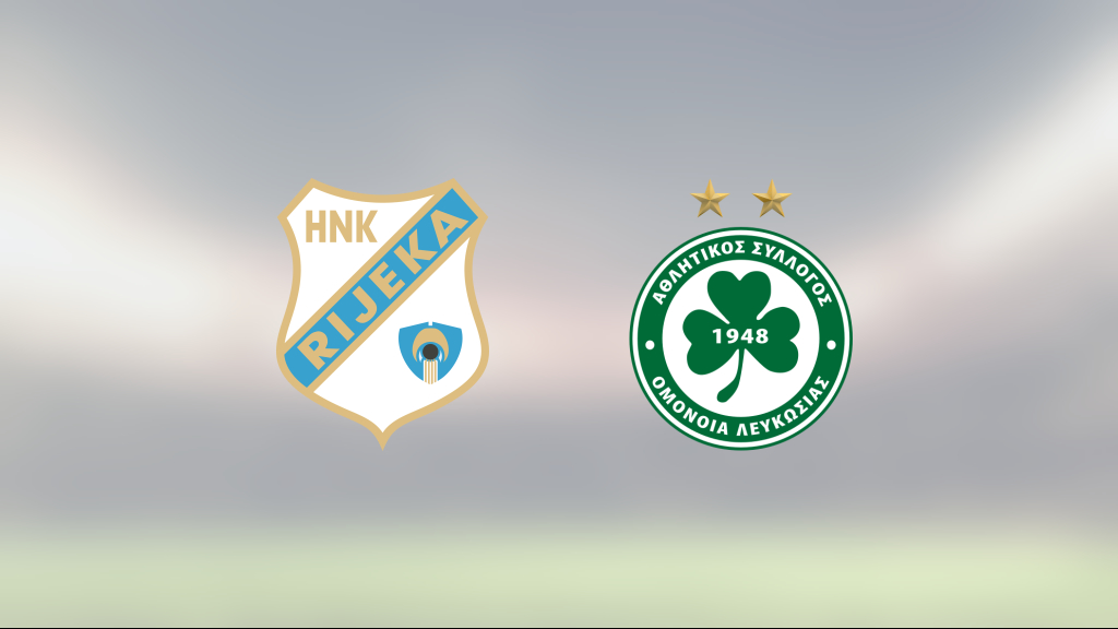 Omonia Nicosia förlorade mot Rijeka i 16-delsfinal i Conference League herr