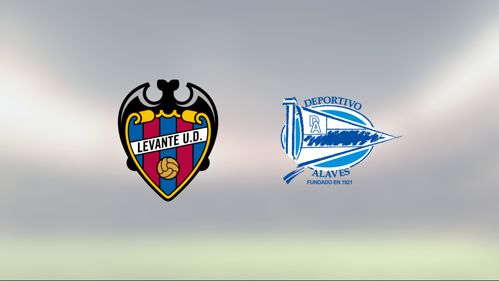 Levante för tuffa för Alaves – förlust med 0–2