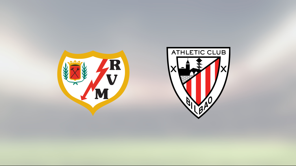 Halvtidsledning blev bara en poäng – när Rayo Vallecano tog emot Atlethic Bilbao
