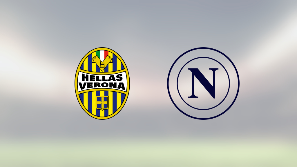 Napoli tog kommandot från start mot Verona