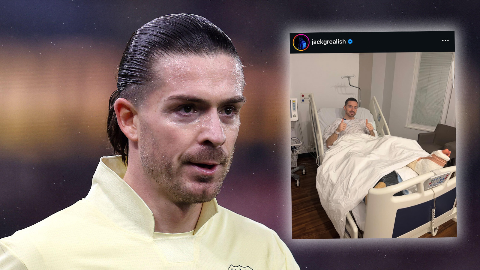 Beskedet: Grealish opererad – missar resten av säsongen