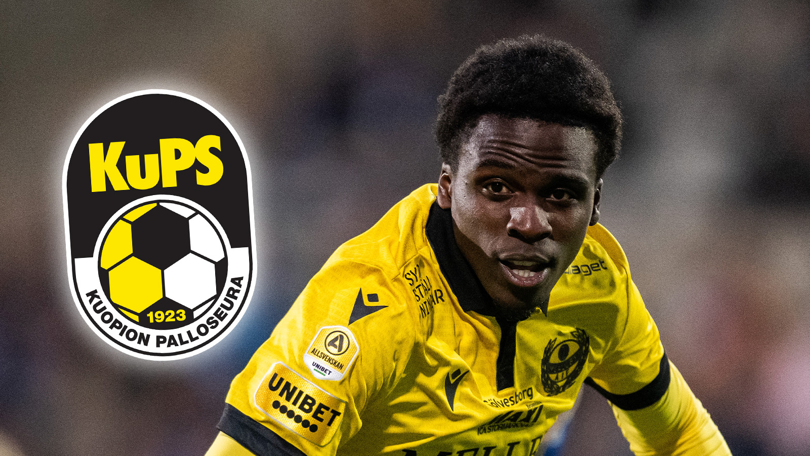 Kabuye har debuterat för Kups – utan att ha köpts loss