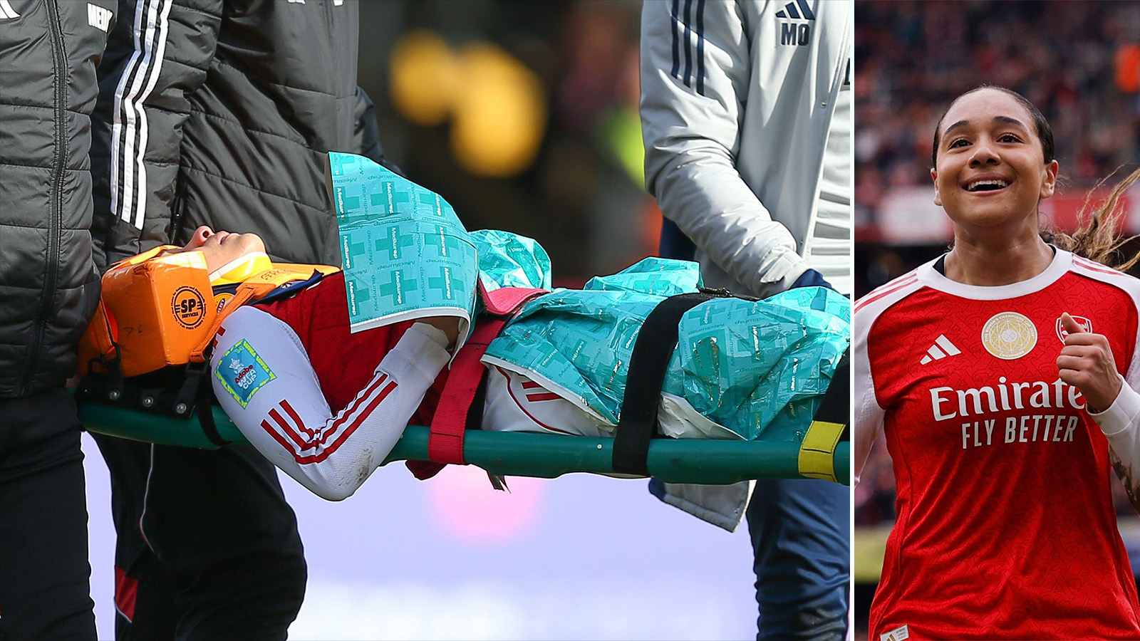 Olivia Smith till sjukhus – Arsenal vidare till kvartsfinal