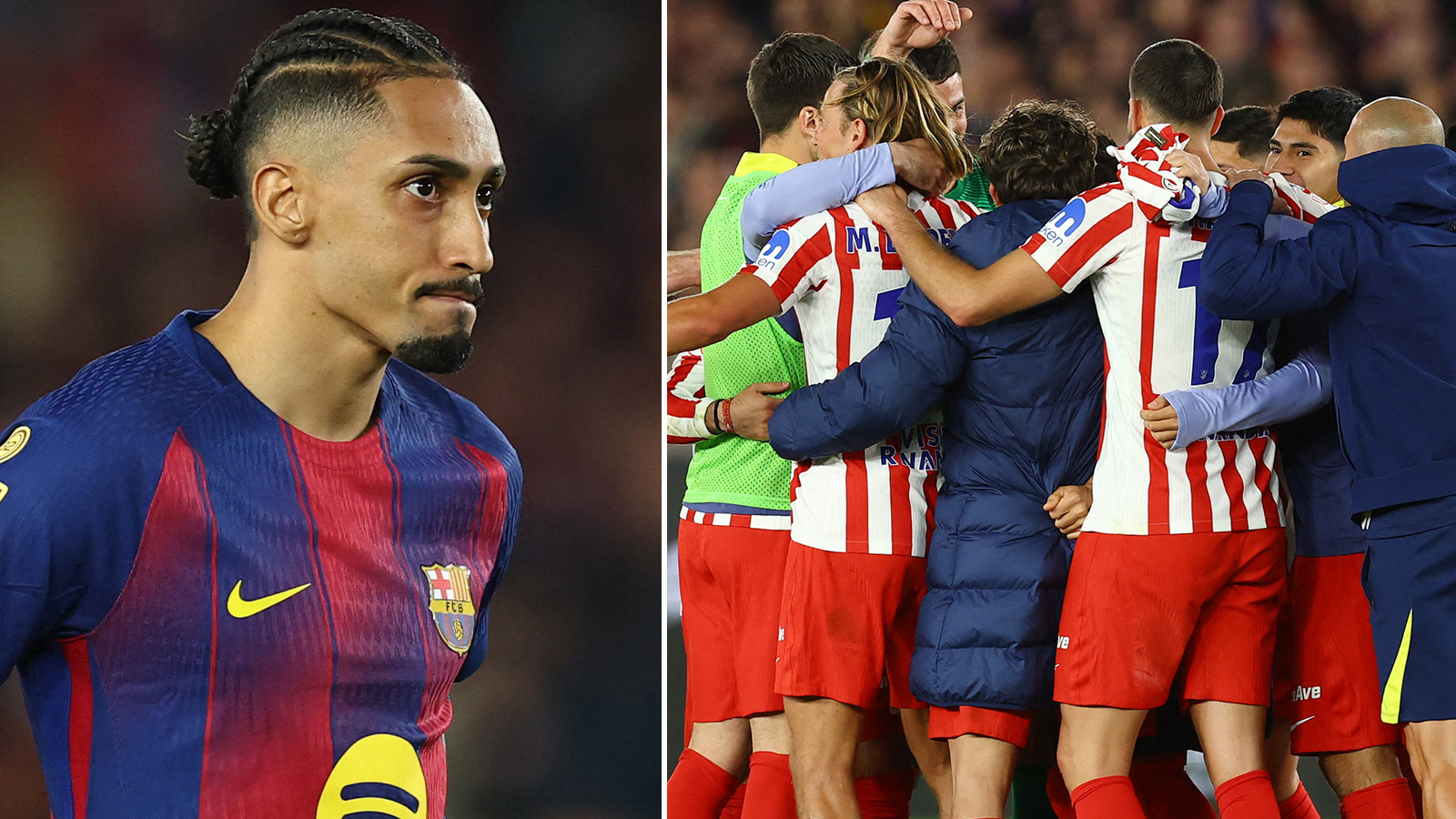 Barcelona utslaget ur cupen – Atletico Madrid vidare