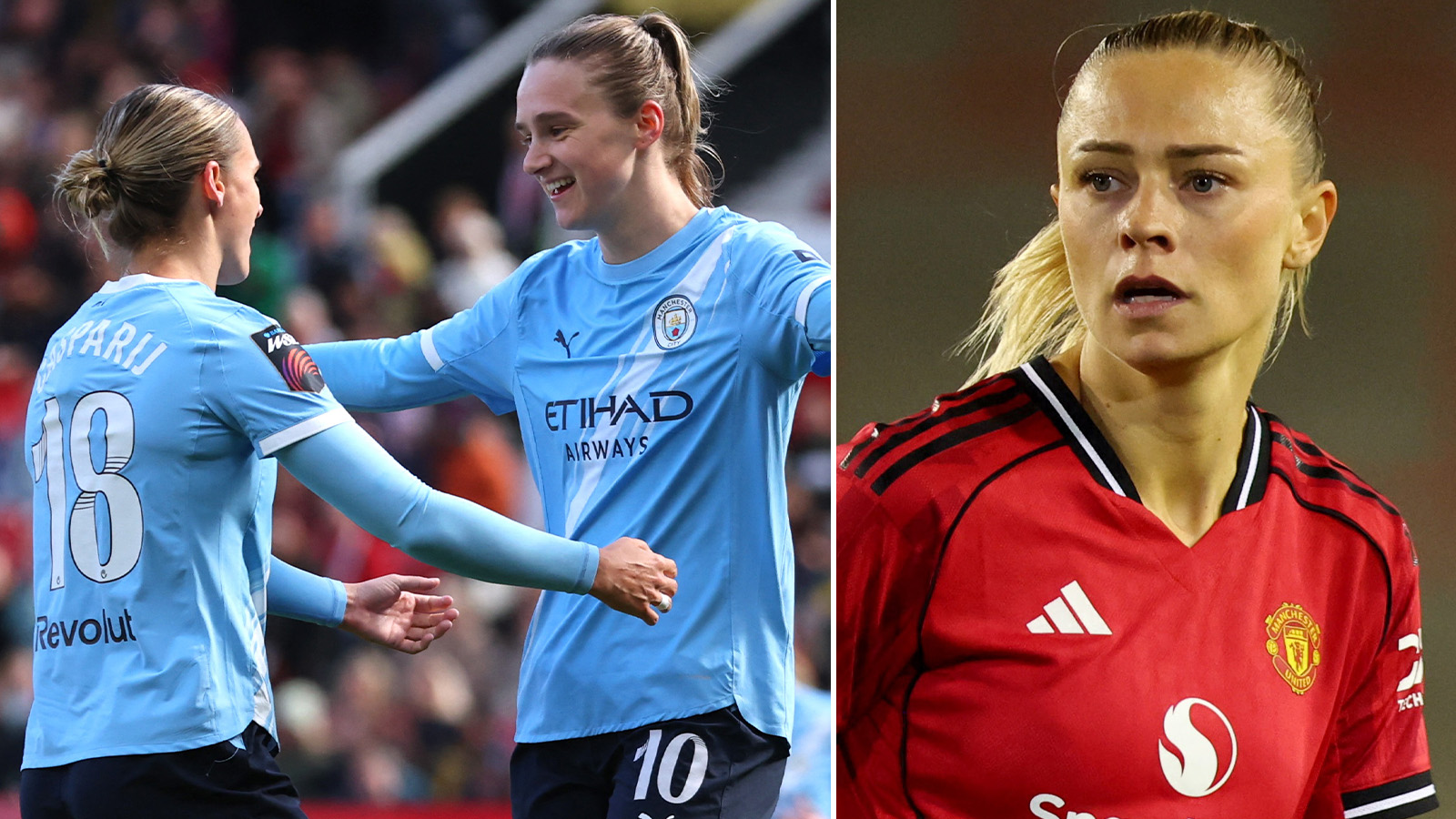 Manchester City vann derbyt – tufft för svenskorna