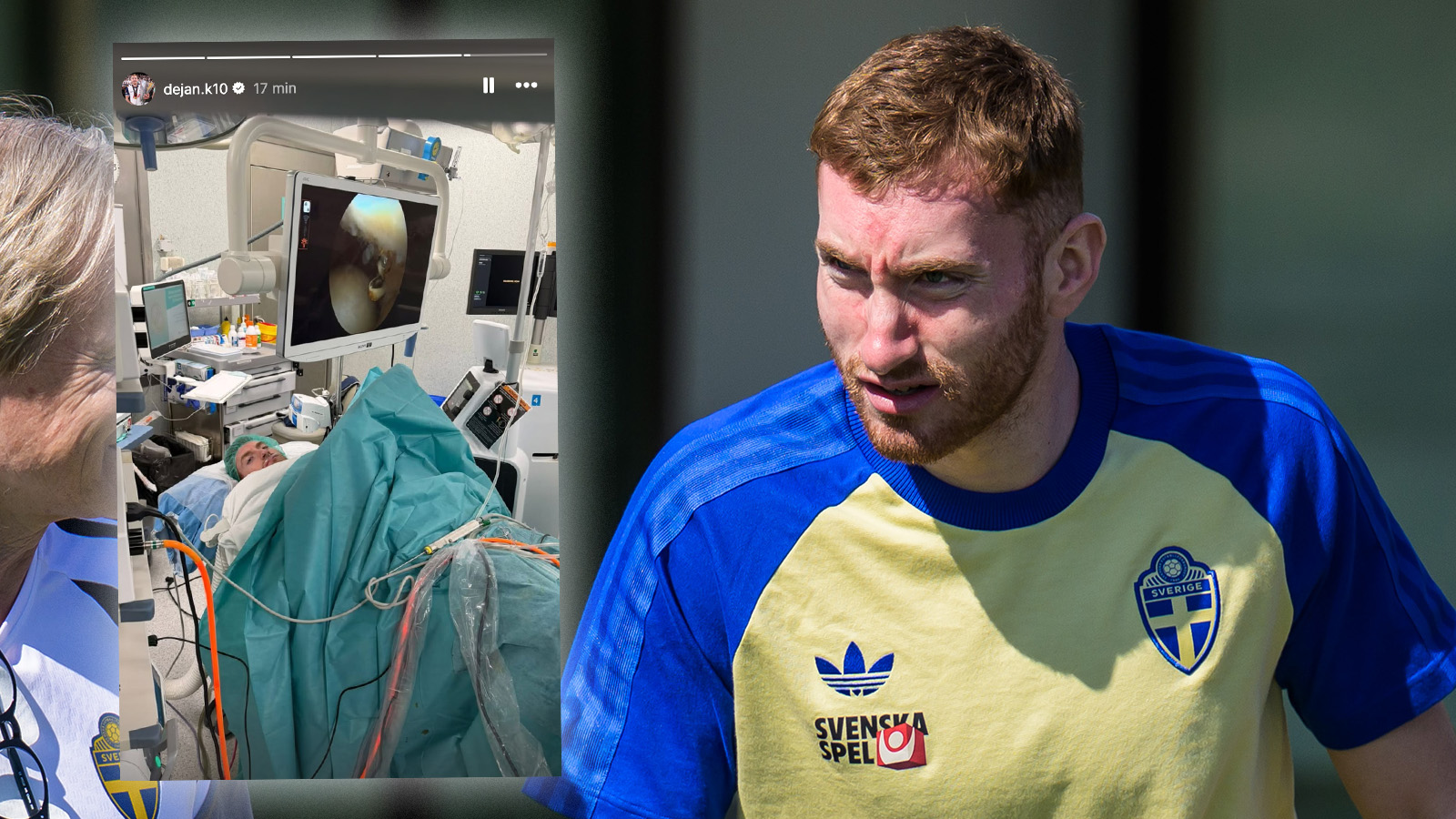 Kulusevskis besked: ”Jag har gjort ett litet ingrepp i knät”